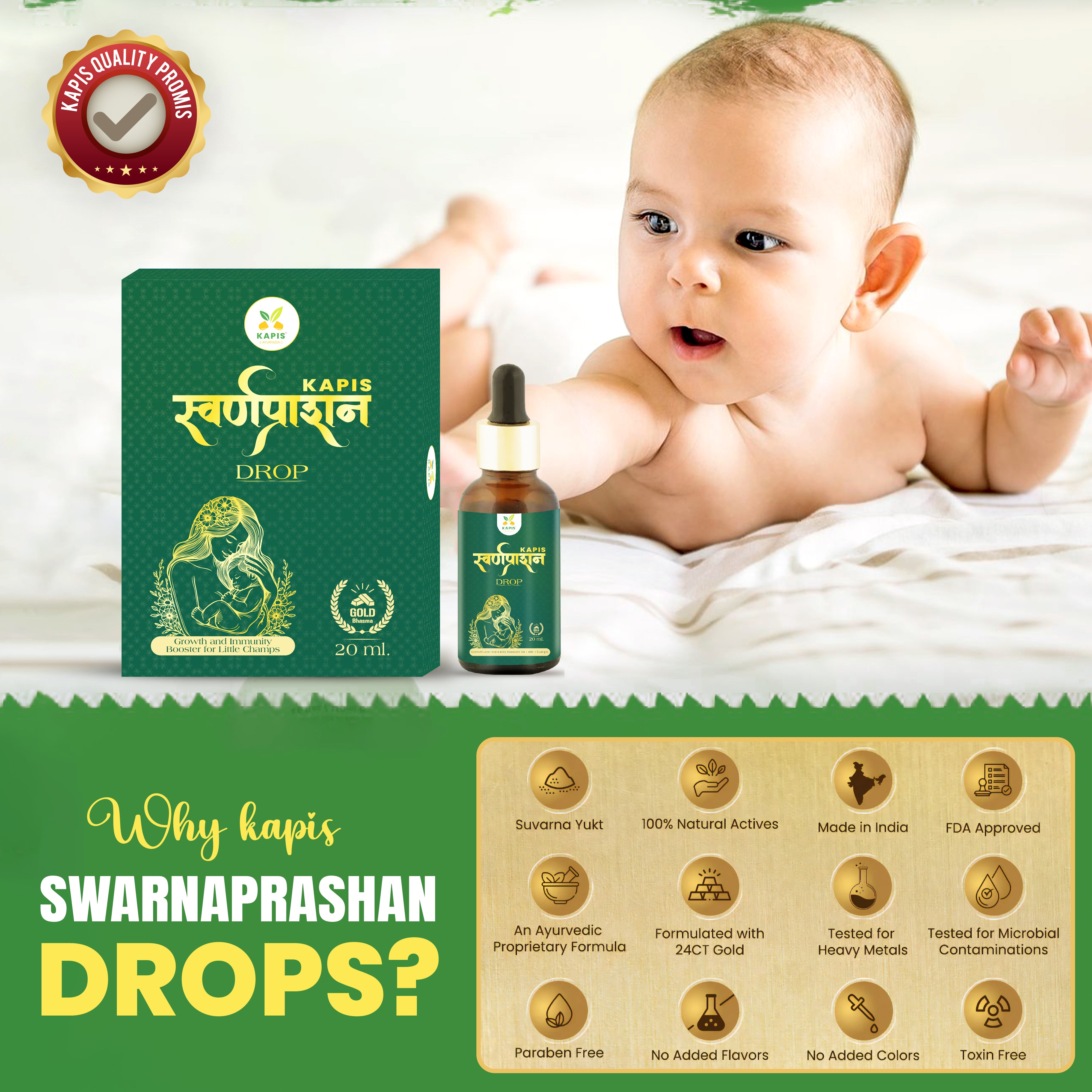 Swarnaprashan Drop For Kids (Pack of 2 x 20ml)